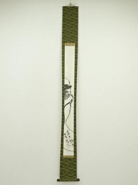 JAPANESE WALL HANGING SCROLL / HAND PAINTED / GOURD / ARTIST WORK
